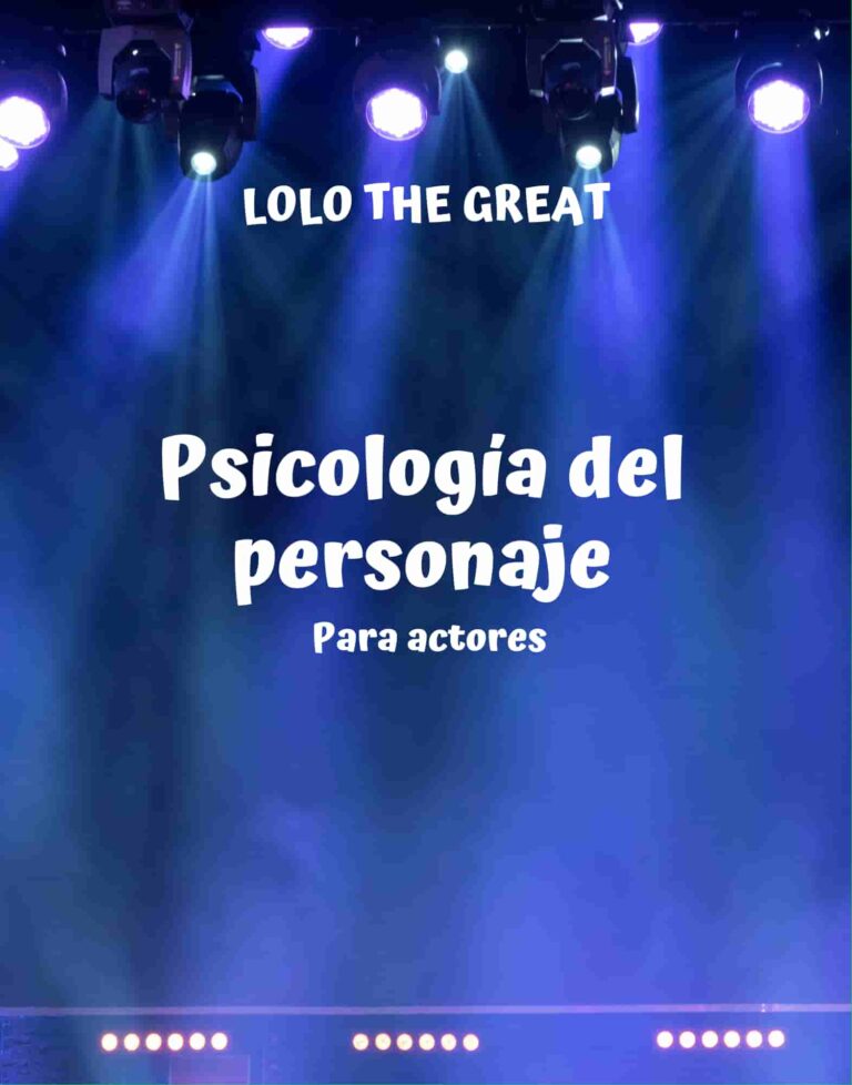Lolo the great, psicologia para artistas, lolo castany, lorena castany, psicoterapia, psicologia del personaje, actores, actor, actriz, directores, counselling, terapia